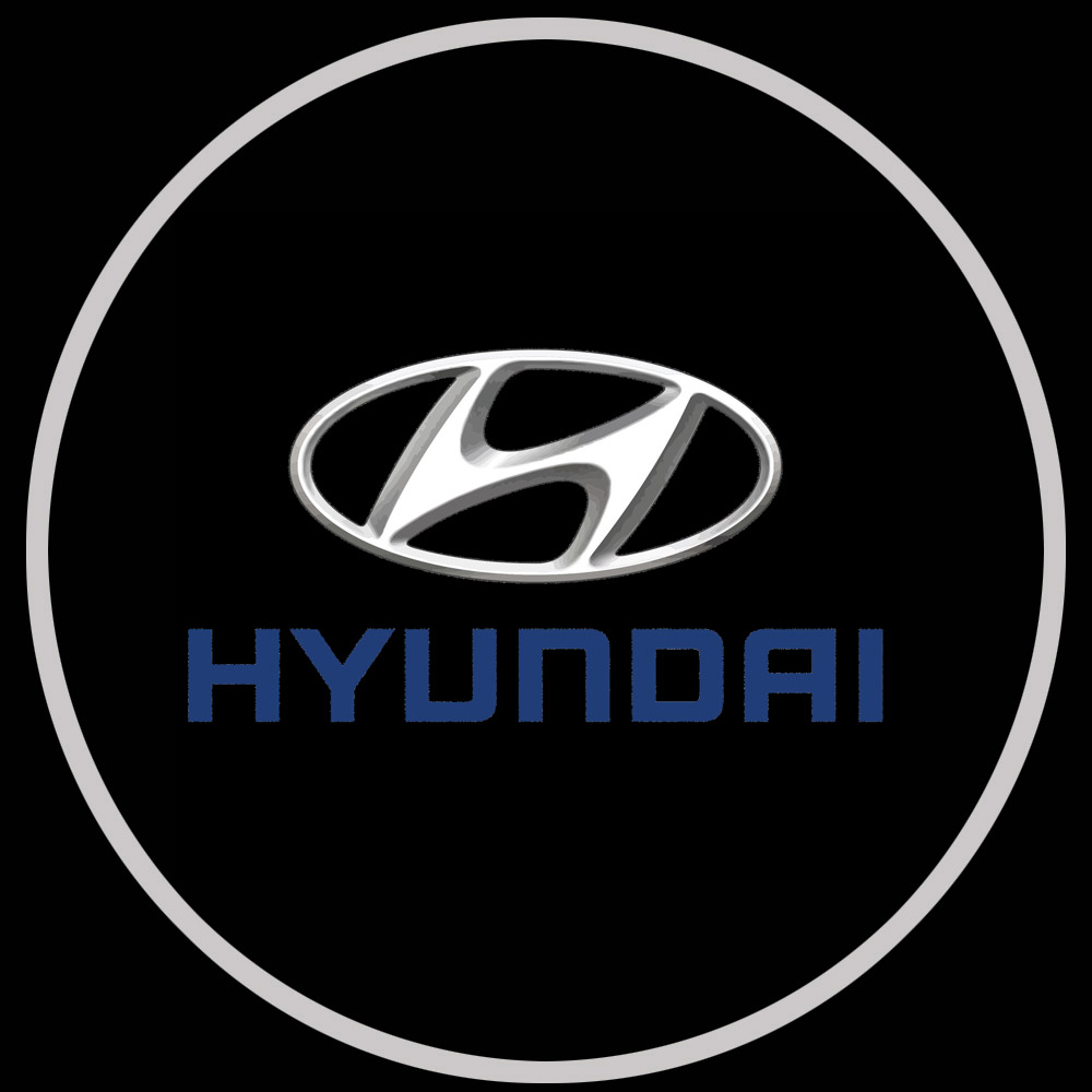 LED Auto Türbeleuchtung Hyundai Logo Projektor