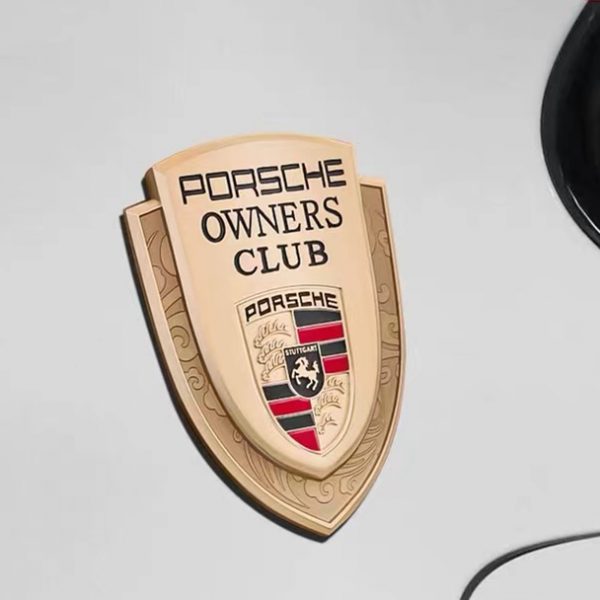 Porsche badge decal