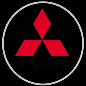 Mitsubishi door logo