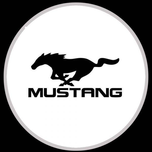 mustang logo lights