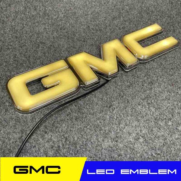 light up gmc logo