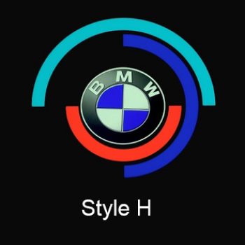BMW door lights logo style H